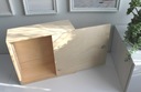 Деревянный ящик с замком и крышкой 30х20х14 см.