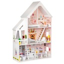Drevený domček pre bábiky Púdrová rezidencia XXL Výška produktu 126 cm