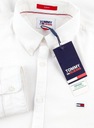 Tommy Hilfiger Pánska košeľa Biela Casual SLIM FIT 100% Bavlna veľ. XL Rukáv dlhý rukáv