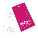 ЭТИКЕТКИ, ВЕШАЛКИ ДЛЯ ОДЕЖДЫ, отверстие, 250 шт. ДИЗАЙН.