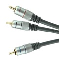 Кабель Y-образного типа 1RCA-2RCA для сабвуфера Prolink 1,8 м