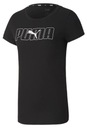 Женская футболка Puma Rebel Graphic Tee r.S, черная