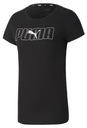 Женская футболка Puma Rebel Graphic Tee, размер XS, черная