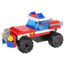 KONŠTRUKČNÉ KOCKY 4V1 HASIČSKÉ AUTO HASIČSKÝ ROBOT SADA 4 KS Značka Nobo Kids