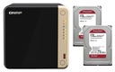 Serwer plików NAS QNAP TS-464-8G + 2x 2TB WD Red