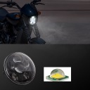 1 SZT. ЧЕРНАЯ ФАРА МОТОЦИКЛЕТНАЯ СВЕТОДИОДНЫЕ Z JASNYM SWIATLEM I ЗАЩИТА IP67  фото 14