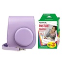 Чехол INOLY IIC01 для INSTAX mini11 фиолетовый + вставка 10х2