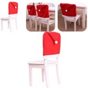 Чехлы на СТУЛЬЯ ШЛЯПА САНТА-КЛАУСА РОЖДЕСТВЕНСКОЕ УКРАШЕНИЕ СПИНКИ