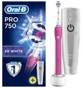 ELEKTRICKÁ KEFKA ORAL-B PRO 1 750 3D PINK PUZDRO KONCOVKY DOPLNKY EAN (GTIN) 5903714023196