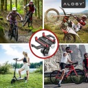 Тримачі Alogy Чорний Rowerowy