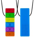Логопедический прорезыватель для детей, ожерелье, антистрессовый блок