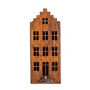 DOMEK LAMPION NA LED SWIECE LATARNIA MAŁY CORTEN LATARENKA RDZAWY