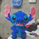 Figúrka Kocky Stitch Disney 2300 dielikov SOFT B Materiál plast