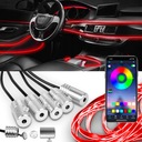 КОМПЛЕКТ ВНУТРЕННЕГО ОСВЕЩЕНИЯ АВТОМОБИЛЯ AMBIENT RGB ВОЛОКОННО-ОПТИЧЕСКОЕ 7M ПРИМЕНЕНИЕ