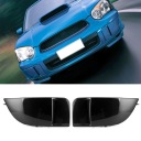 04-05 SUBARU IMPREZA WRX STI AVANT LANTERNE ANTIBUÉE BEZEL COVER BRIGHT NOIR PAIREphoto 4