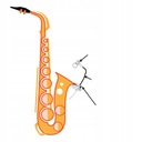 Беспроводной УВЧ-микрофон для трубы-саксофона.