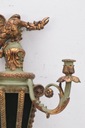 SVIETNIK nástenné svietidlo OROL SILNÁ SOCHA SECESIA Typ nábytku štýlový (originálny)