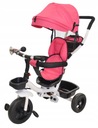 TRIKE BIKE 6in1 WALKER ВРАЩАЮЩИЕСЯ РЕМНИ БЕЗОПАСНОСТИ РОЗОВЫЕ