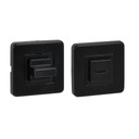 РУЧКА ДЛЯ ВАННОЙ для унитаза, МАТОВАЯ ЧЕРНАЯ 54x54 мм