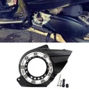 ЗАГЛУШКА ЗАХИСНА ЗАХИСТ ЗАБІРНИКА ПОВІТРЯ МОТОЦИКЛА DO VESPA GTS 250 ЧОРНИЙ СРІБНИЙ  фото 7