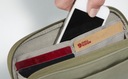 Cestovná peňaženka Fjallraven Kanken - čierna Výška 11 cm