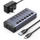 АДАПТЕР UGREEN HUB МНОГОФУНКЦИОНАЛЬНЫЙ РАЗВЕТВИТЕЛЬ USB / USB C - PD 7x USB A 3.0