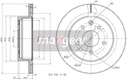 MAXGEAR DISCO DE FRENADO NISSAN T. X-TRAIL 