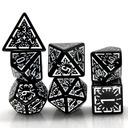 ЭРЕБ - НАБОР «БОГ ТЕМНОТЫ» ИЗ 7 КОСТЕЙ ДЛЯ РПГ