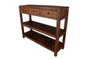 ДЕРЕВЯННАЯ КОНСОЛЬ С ЯЩИКАМИ 100 СМ РУЧНАЯ РАБОТА