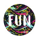 ДЕКОРАТИВНЫЕ САМОКЛЕЯЩИЕСЯ ЦВЕТНЫЕ НАКЛЕЙКИ 10 шт. FUN Декоративные