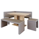 БОЛЬШОЙ ОЛЬГА кухонный уголок + СТОЛ + СКАМЬЯ + ТАБУРАТ