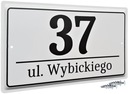 Адресная табличка из МЕТАЛЛА - БЕЛАЯ - УФ