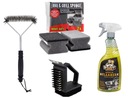 НАБОР ДЛЯ ЧИСТКИ ГРИЛЯ ЖИДКОСТЬ, ЩЕТКИ, ГУБКА