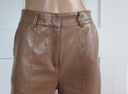 Mohito vintage kožené nohavice eco koža vysoký stav 36 S j NEW Dominujúca farba hnedá
