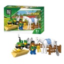 MyFarm Blocki építőkockák - Kis traktor 43 db-os