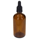 10x Sklenená fľaša hnedá s kvapkadlom pipetou dávkovač - 100 ml EAN (GTIN) 5904413182603