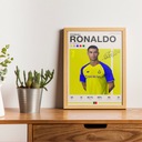 Plagát 29,7x21 A4 s futbalistom futbal fifa Cristiano Ronaldo El Nassar Stav balenia originálne