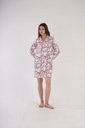 Nočná košeľa Vienetta fleecová rozopínateľná S gombíky Pohlavie Výrobok pre ženy