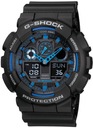G-SHOCK GA-100-1A2ER Часы Секундомер Светодиодный сигнал тревоги Дата