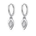 Круглая монета в стиле бохо с фианитом, серебро, золото