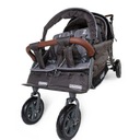 Childhome Sixseater NEW Autobrake Wózek 6-osobowy Kolor czarny