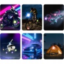 4 PIECES WIRELESS HEADLIGHT FLASHER LED STURDY 8KOLOR. USB Z CONSOLE  photo 15