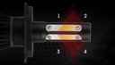 СВЕТОДИОДНАЯ ЛАМПА H7 S4 360° COB 80ВТ 16000ЛМ 4-СТОРОННЯЯ
