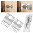 2 x ZESTAW DO NAPRAWY WYRWANYCH ZAWIASÓW MEBLOWYCH