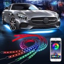 СВІТЛО LED (СВІТЛОДІОД) ПІД АВТО 120CM RGB СТРІЧКА ПІДСВІТКА  (17574518911) фото min 7