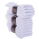 Ponožky Hrubé pracovné dámske Bavlnené FROTTE 15-PAR Biele 39-42 Hmotnosť (s balením) 1 kg