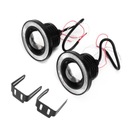 2X LAMPY PRZECIWMGIELNE LED COB DO SAMOCHODÓW CIĘŻAROWYCH SUV
