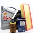 ФИЛЬТРЫ + SHELL OIL 5W30 AUDI A4 B8 A5 8T 2.0 TDI