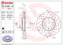 DISCOS ZAPATAS PARTE DELANTERA BREMBO CADILLAC BLS 