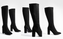 4E4B04 P24 ЧЕРНЫЕ ВЫСОКИЕ БОТИНКИ BOOHOO 41